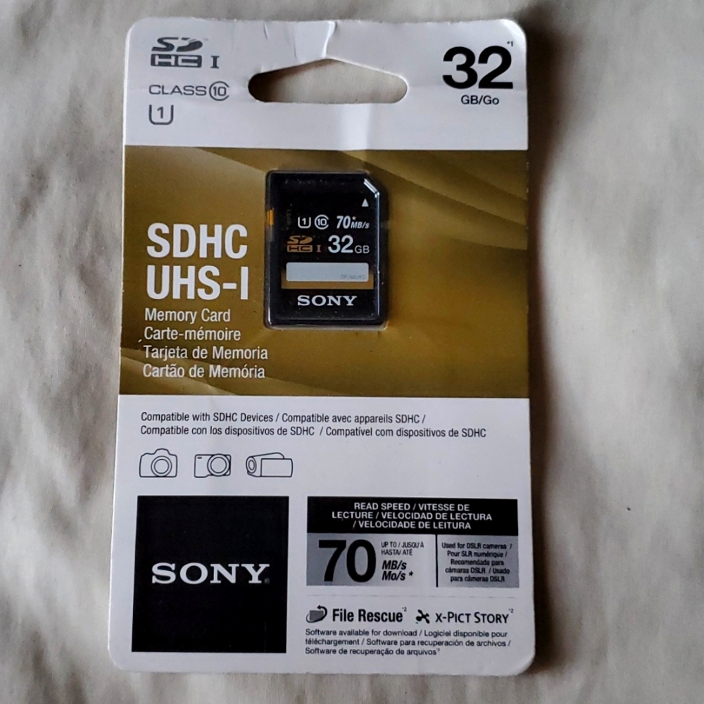 Sony SDHC Class 10 32GB 32 GB Digital Mirrorless Camera Memory SD Card